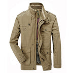 Men's Cotton Stand Collar Casual Jacket – product view 4
