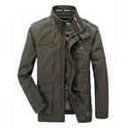 Men's Cotton Stand Collar Casual Jacket – product view 2