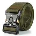 Mens Tactical Belt Quick Release Nylon Webbing Army Work Waist Belt 6 Colours