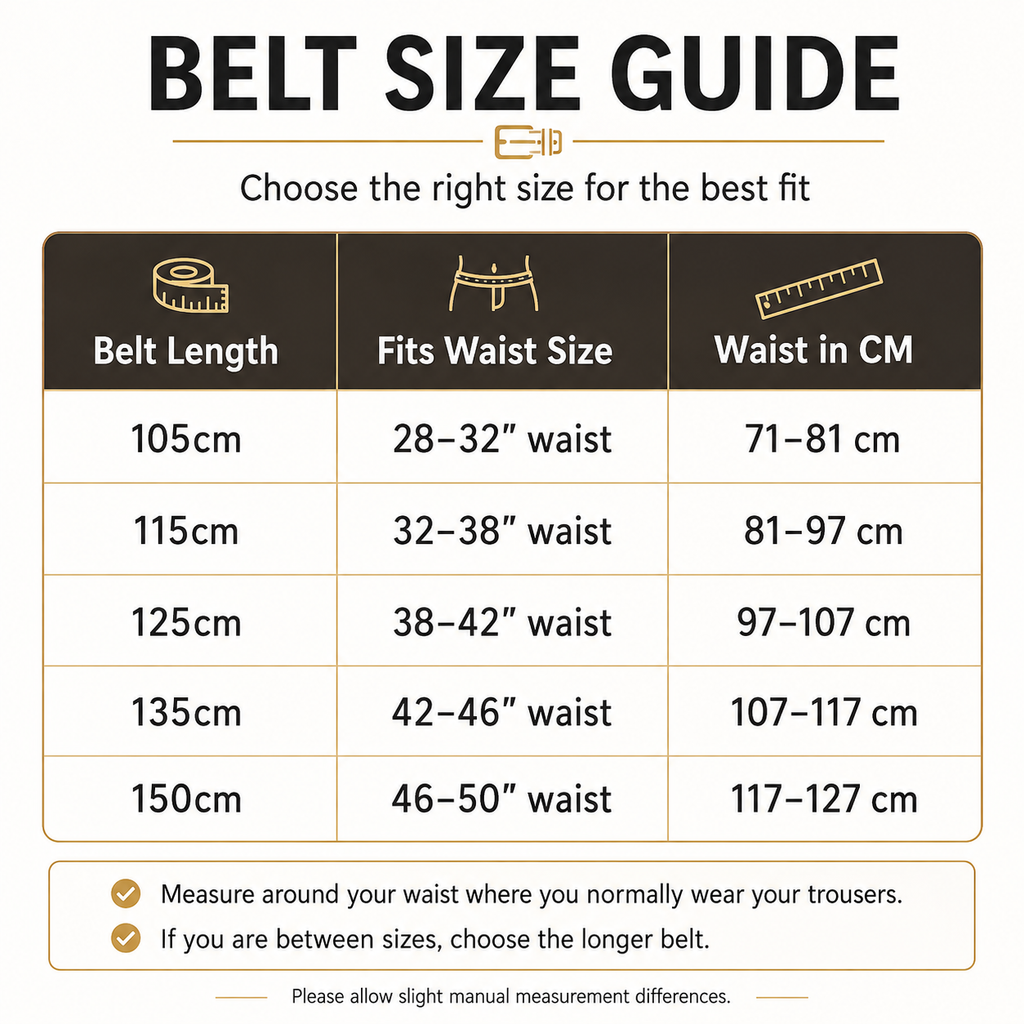 Men’s Automatic Ratchet Belt – Vegan Leather Business & Casual Belt