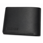 Men’s Reversible Leather Belt & Black Wallet Bundle — wallet detail