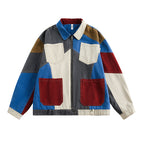 Unisex Colour Block Denim Jacket – Loose Casual Fit - product image 2