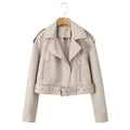 Women's Washed Motorcycle Jacket – Street Biker Style - product image 11