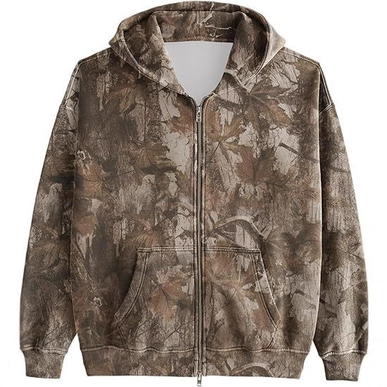 Unisex Camouflage Hooded Jacket – Casual Printed Outerwear - product image 8