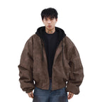Men's Hooded Layered-Look Casual Jacket – product view 3