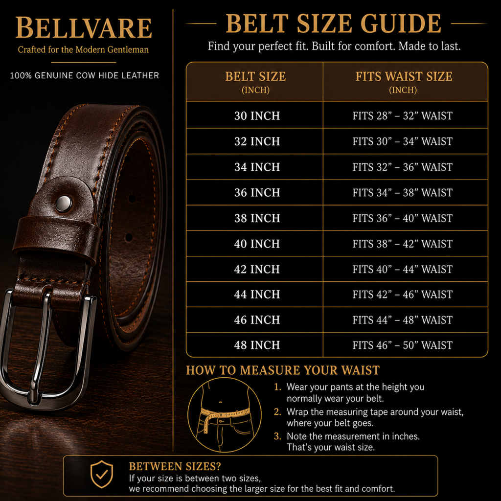 Genuine Leather Casual Dress Belts For Men Brown Cowhide Jeans Trousers