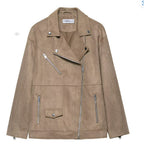 Women's Belted Motorcycle Jacket – Short Biker Style - product image 7