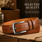 Brown belt showing quality