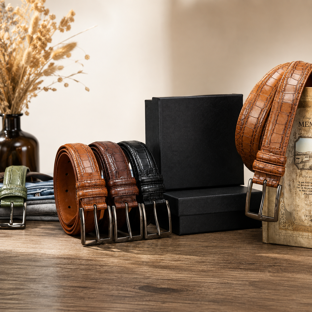 Belts with boxes