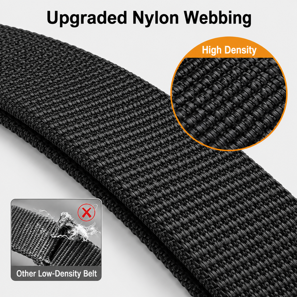 Bellvare Tactical Belt for Men & Women | Quick Release Nylon Work Belt | 6 Colours