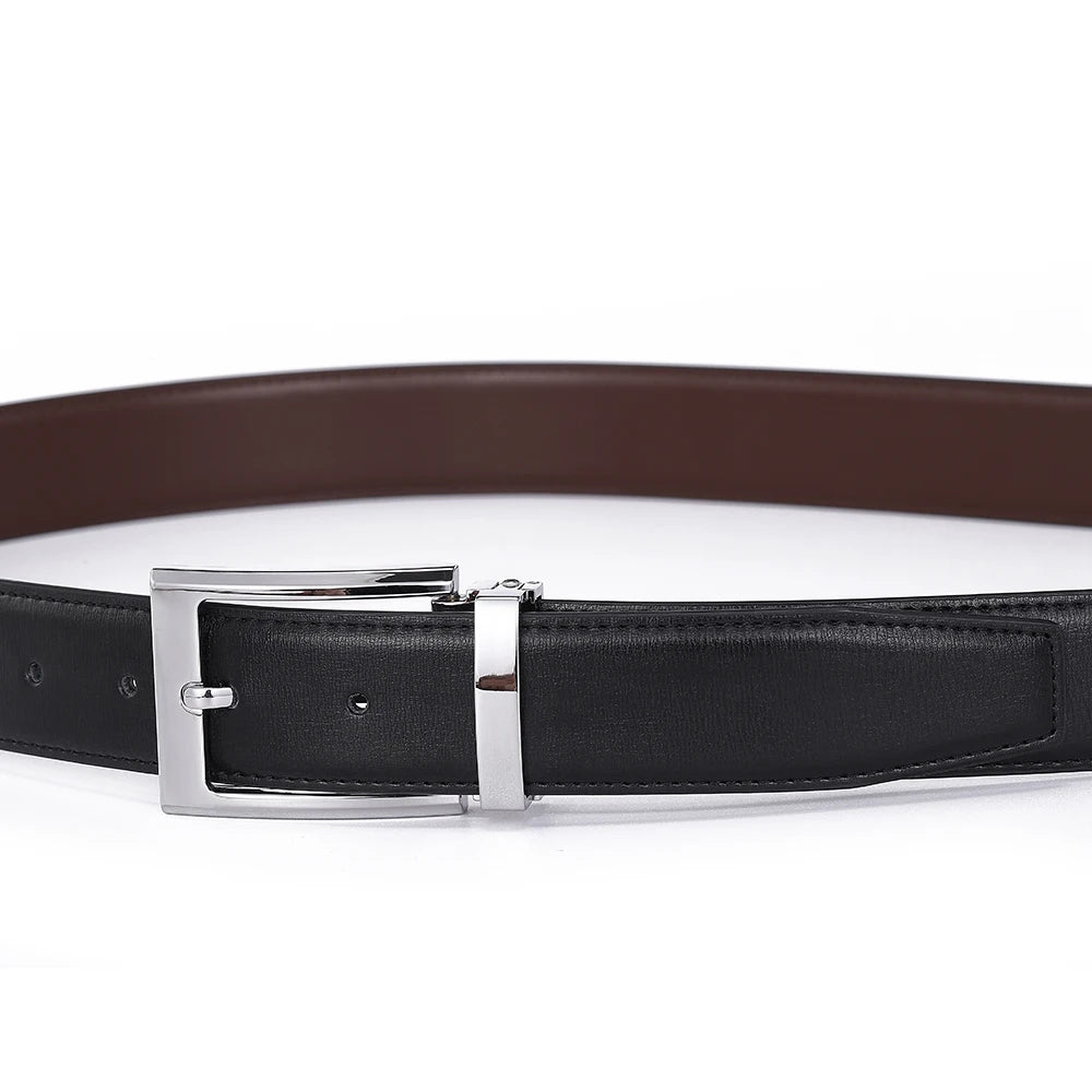 Pin Buckle Cowskin Belts for Men High Quality Men's Leather Belt Designer Strap Male Fashion Luxury Brand Waist Accessories