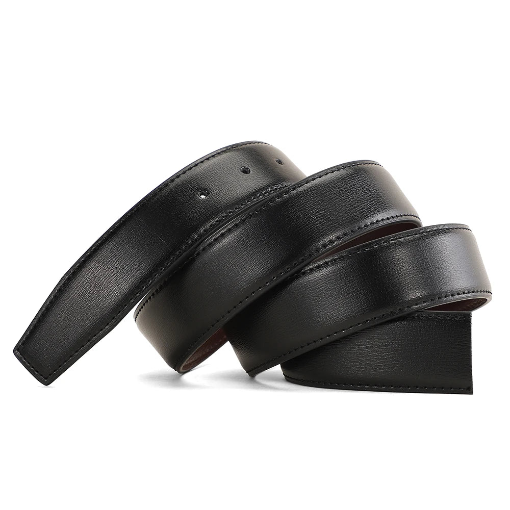 Pin Buckle Cowskin Belts for Men High Quality Men's Leather Belt Designer Strap Male Fashion Luxury Brand Waist Accessories