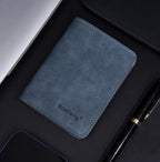 Men’s Vegan Leather Bifold Wallet – Coin Pocket & Card Slots