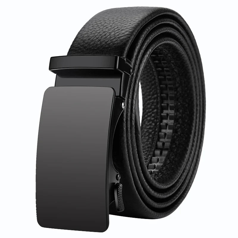 OYIFAN Men Belt Genuine Leather belt for men Alloy buckle ratchet belts Men Designer Belt Automatic belts 벨트