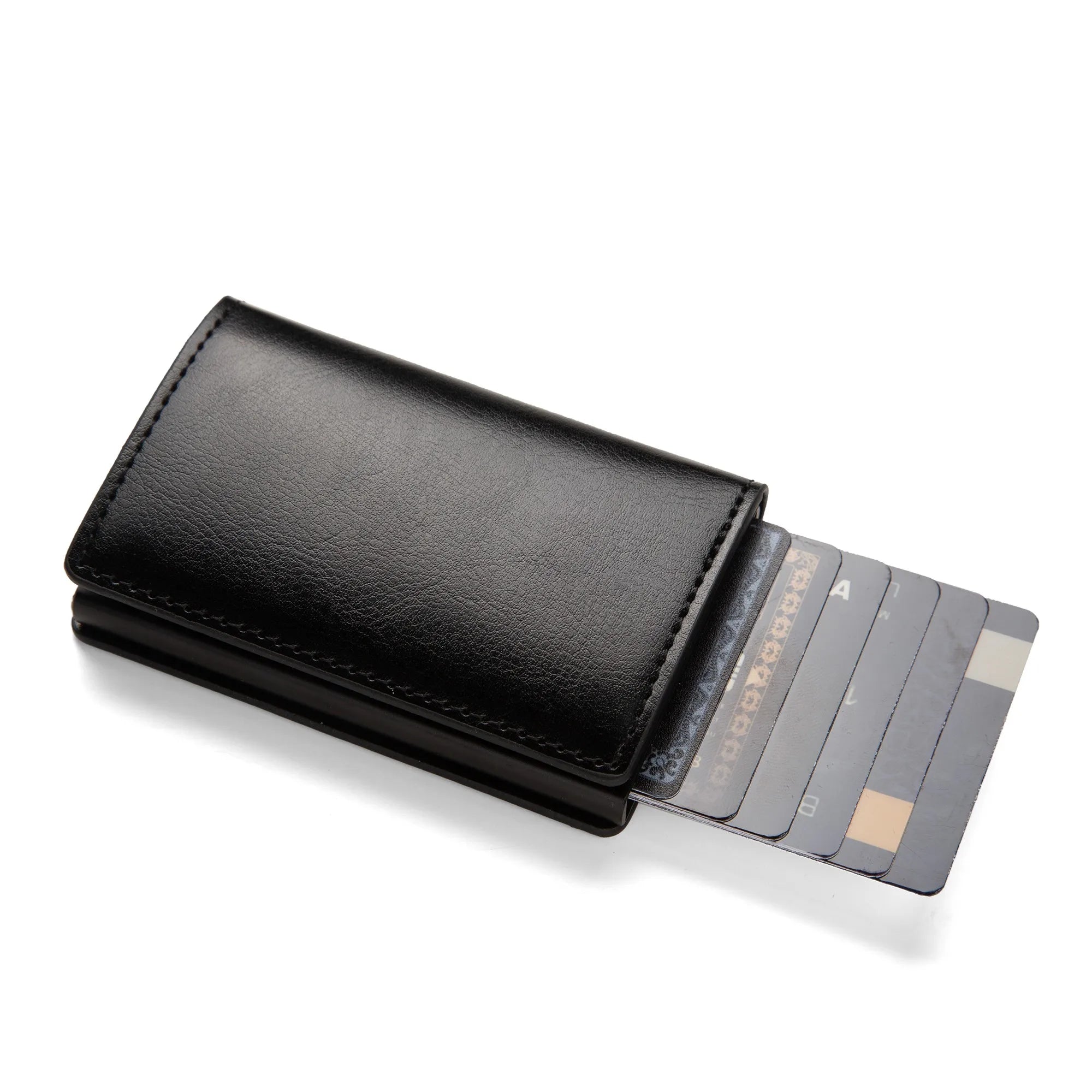 Anti-theft RFID credit card holder minimalist wallet pocket slim card holder card holder pu leather for men and women