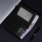 Men’s Vegan Leather Bifold Wallet – Coin Pocket & Card Slots