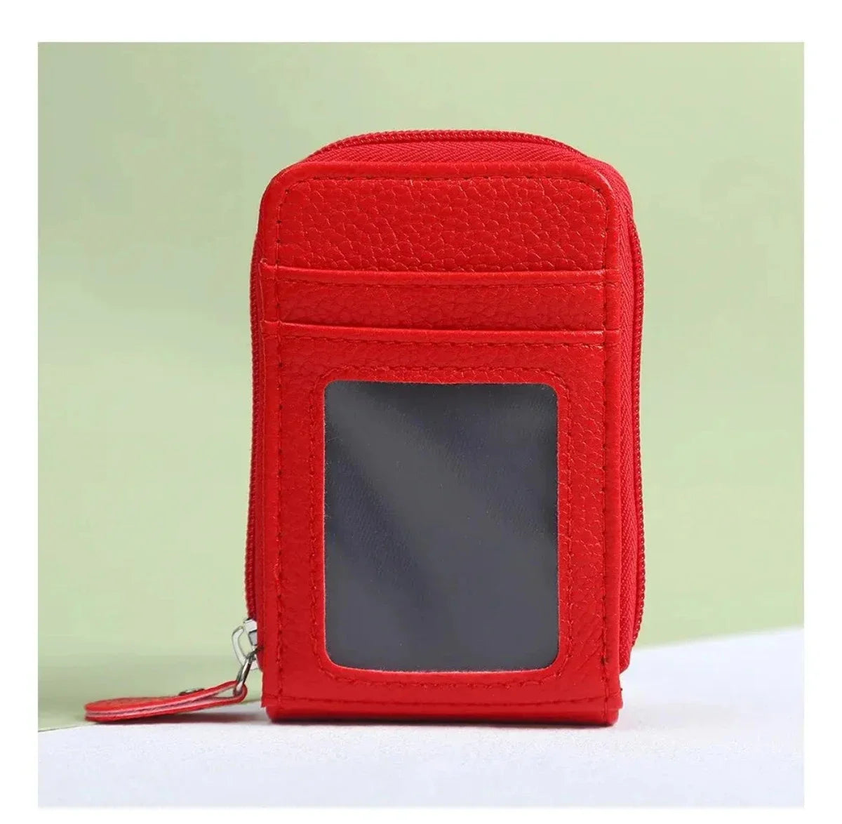 12 Slots RFID Blocking Leather Wallet for Men Women Accordion ID Card Holder Thin Minimalist Credit Card Organizer Slim