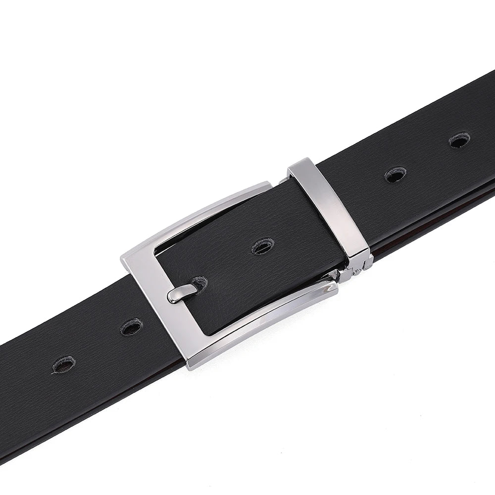 Pin Buckle Cowskin Belts for Men High Quality Men's Leather Belt Designer Strap Male Fashion Luxury Brand Waist Accessories