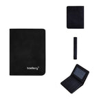 Men’s Black Pin Buckle Belt & Coin Pocket Wallet Bundle — wallet detail