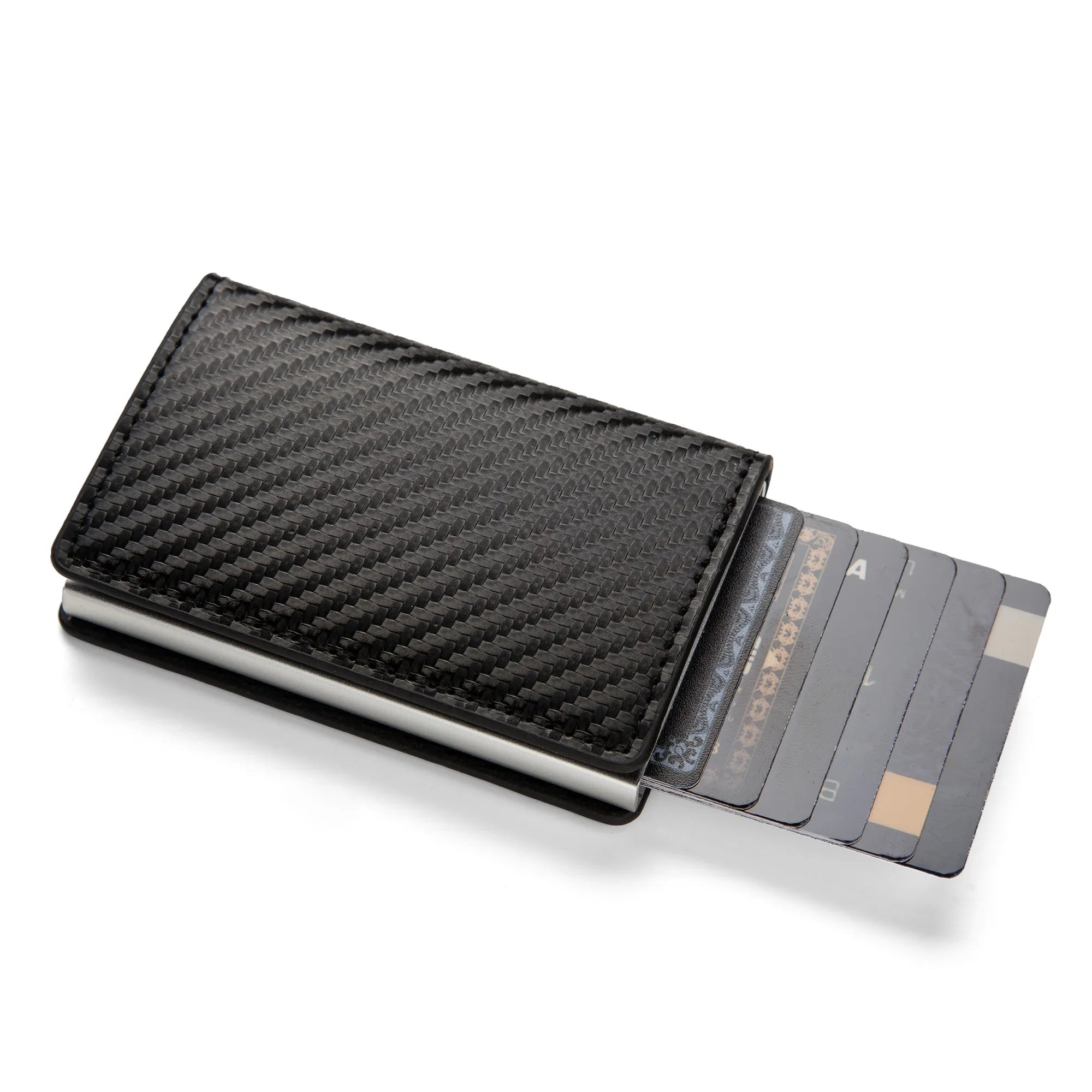 Anti-theft RFID credit card holder minimalist wallet pocket slim card holder card holder pu leather for men and women