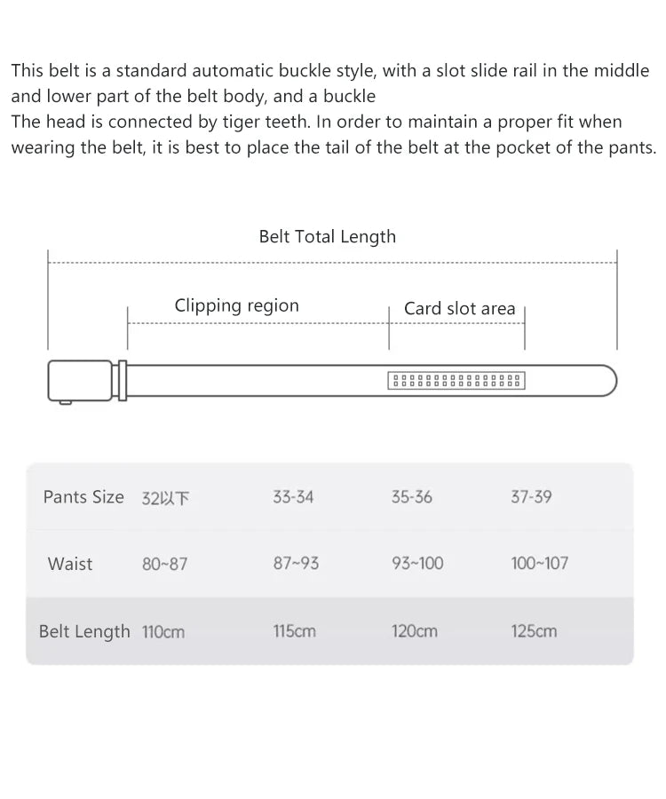 Fashion Business Men'S Belt Luxury Brand Belt Metal Buckle Belt High-Quality PU Leather Soft Belt With Cargo Pants Jeans