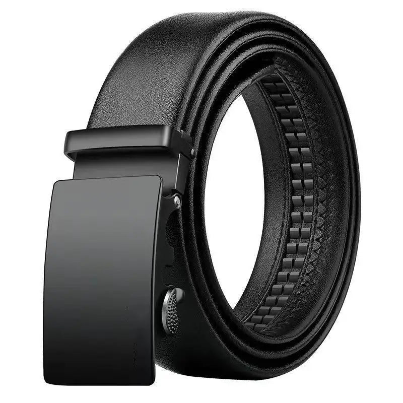Fashion Business Men'S Belt Luxury Brand Belt Metal Buckle Belt High-Quality PU Leather Soft Belt With Cargo Pants Jeans