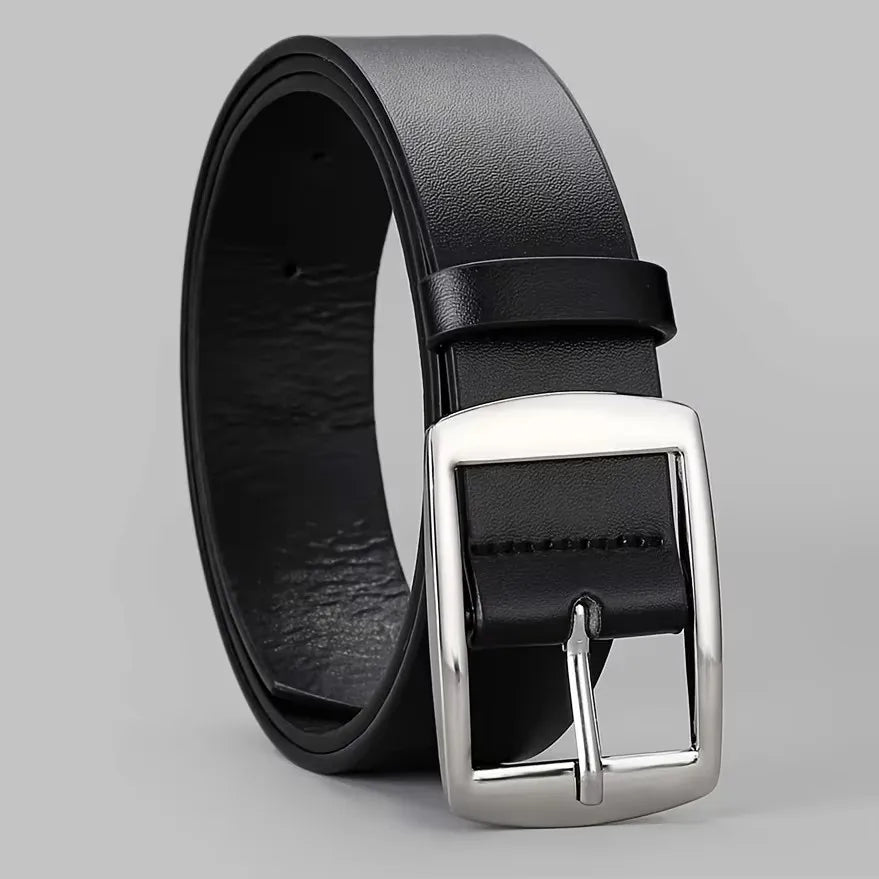 Fashion Luxury Belt for Men PU Leather Belt Metal Pin Buckle High Quality Brand Designer Waist Strap Belt For Jeans Women's Belt