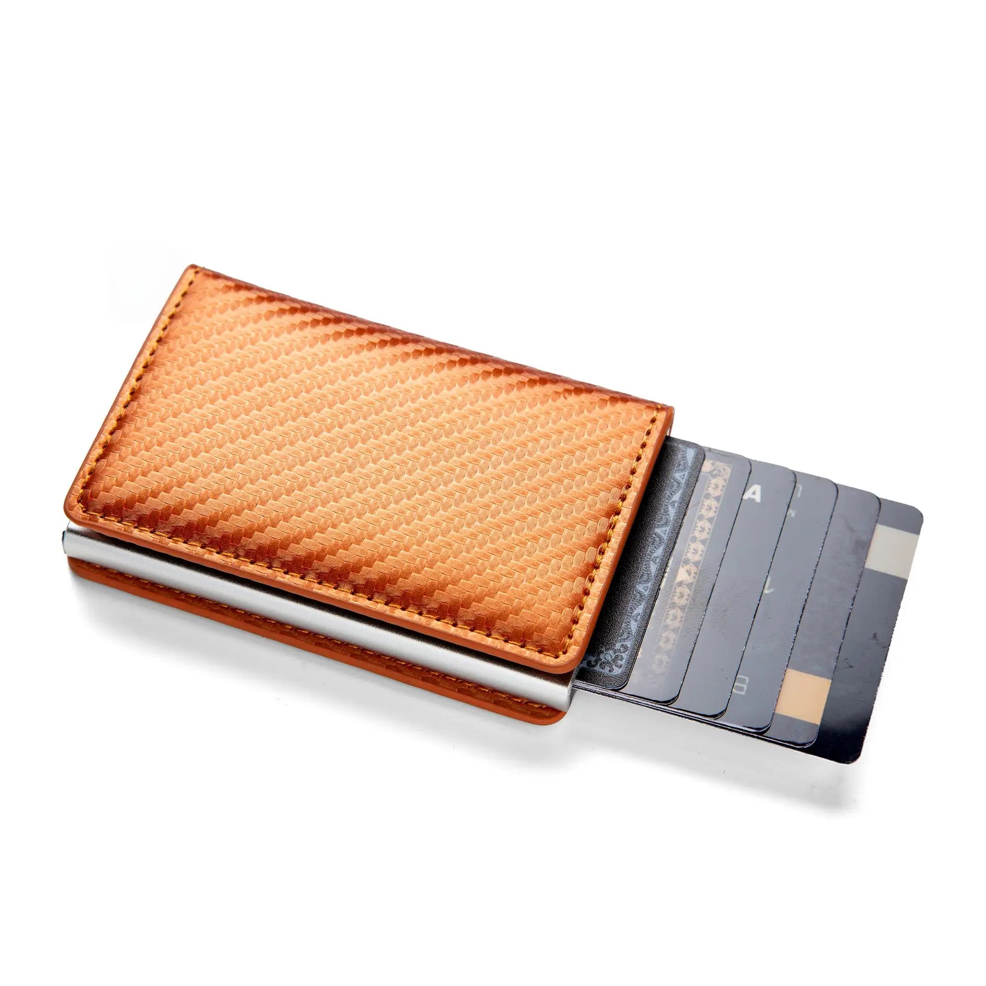 Anti-theft RFID credit card holder minimalist wallet pocket slim card holder card holder pu leather for men and women