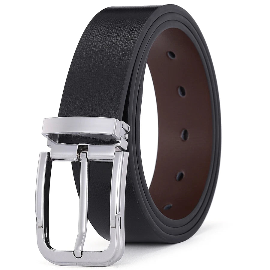 Pin Buckle Cowskin Belts for Men High Quality Men's Leather Belt Designer Strap Male Fashion Luxury Brand Waist Accessories