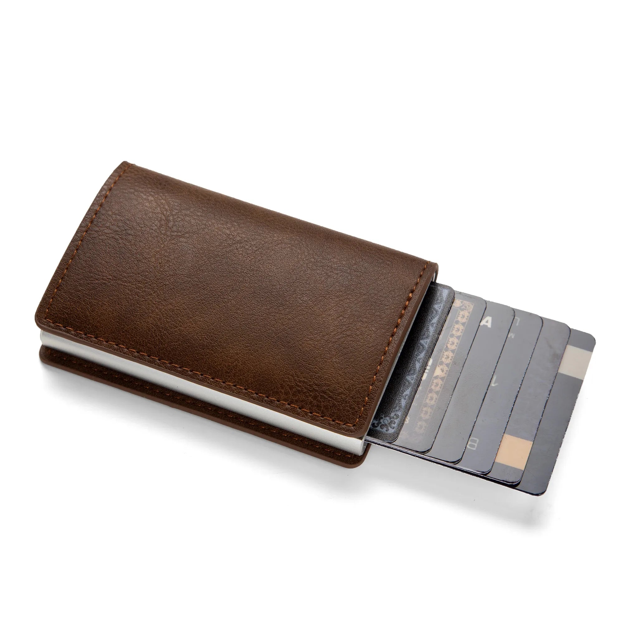 Anti-theft RFID credit card holder minimalist wallet pocket slim card holder card holder pu leather for men and women