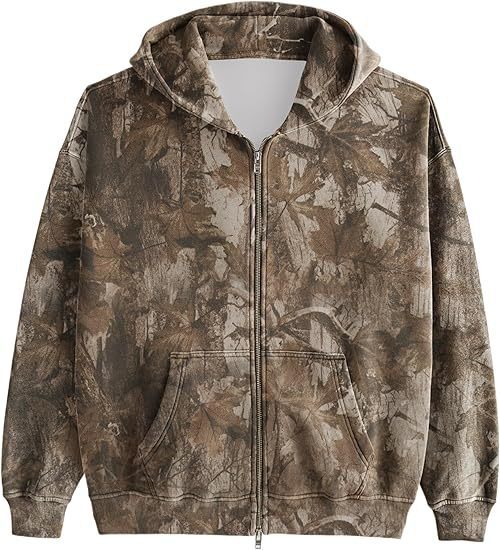 Unisex Camouflage Hooded Jacket – Casual Printed Outerwear - product image 11