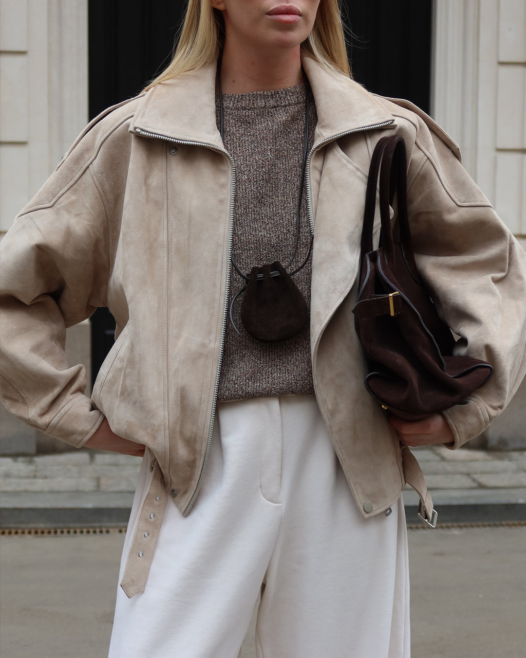 Women's Short Loose Fit Jacket – Long Sleeve Casual Coat - product image 7