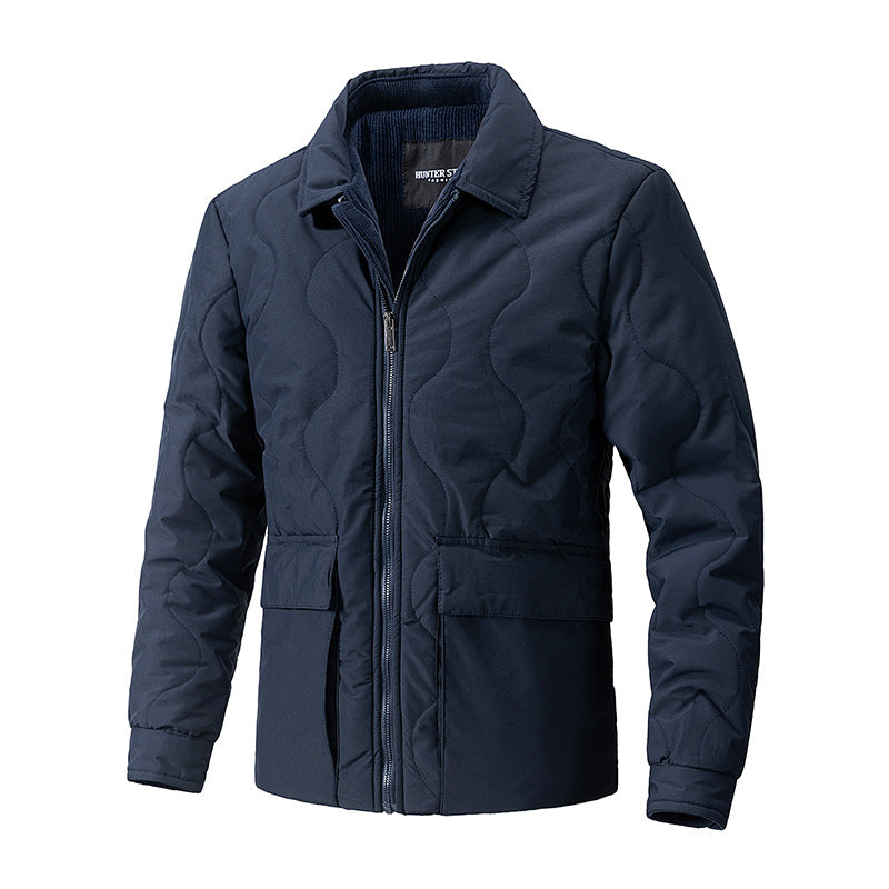Men's Casual Solid Colour Jacket – Everyday Lightweight Style – product view 3