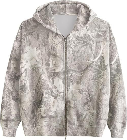 Unisex Camouflage Hooded Jacket – Casual Printed Outerwear - product image 12