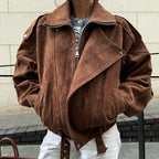 Women's Short Loose Fit Jacket – Long Sleeve Casual Coat - product image 6