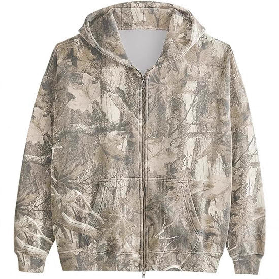 Unisex Camouflage Hooded Jacket – Casual Printed Outerwear - product image 7