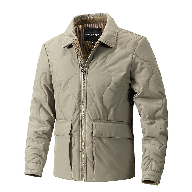 Men's Casual Solid Colour Jacket – Everyday Lightweight Style – product view 4