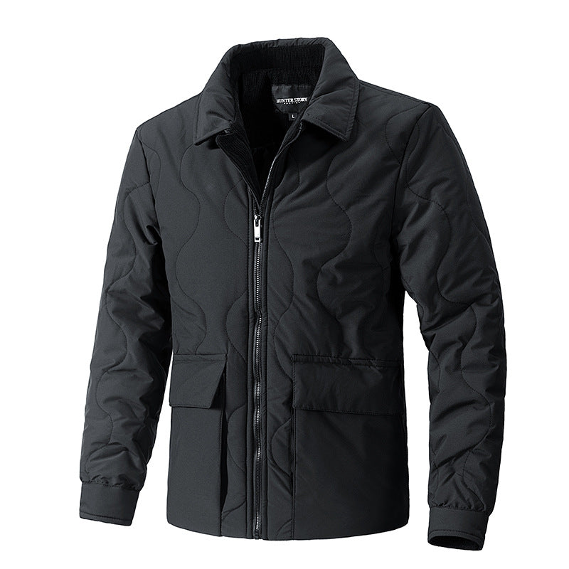Men's Casual Solid Colour Jacket – Everyday Lightweight Style – product view 2