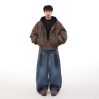 Men's Hooded Layered-Look Casual Jacket – product view 1