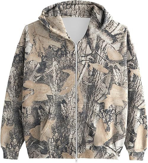 Unisex Camouflage Hooded Jacket – Casual Printed Outerwear - product image 10