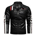 Men's Fleece-Lined Stand Collar Bomber Jacket – product view 2
