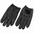 Men’s Leather Driving Gloves – Non-Slip Cut-Out Classic Gloves